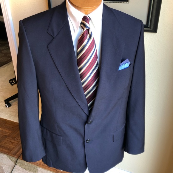 Antonio Baldan Italian Wool 2 Button Blazer Size 40R - Picture 4 of 15